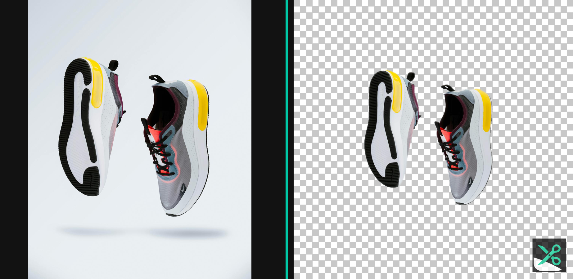 Nike full pair before and after